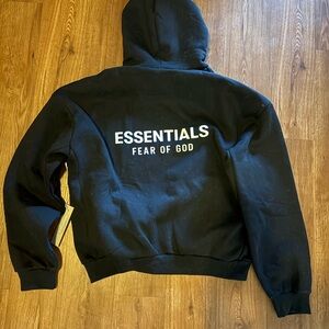 Essentials Charcoal Gray Hoodie
